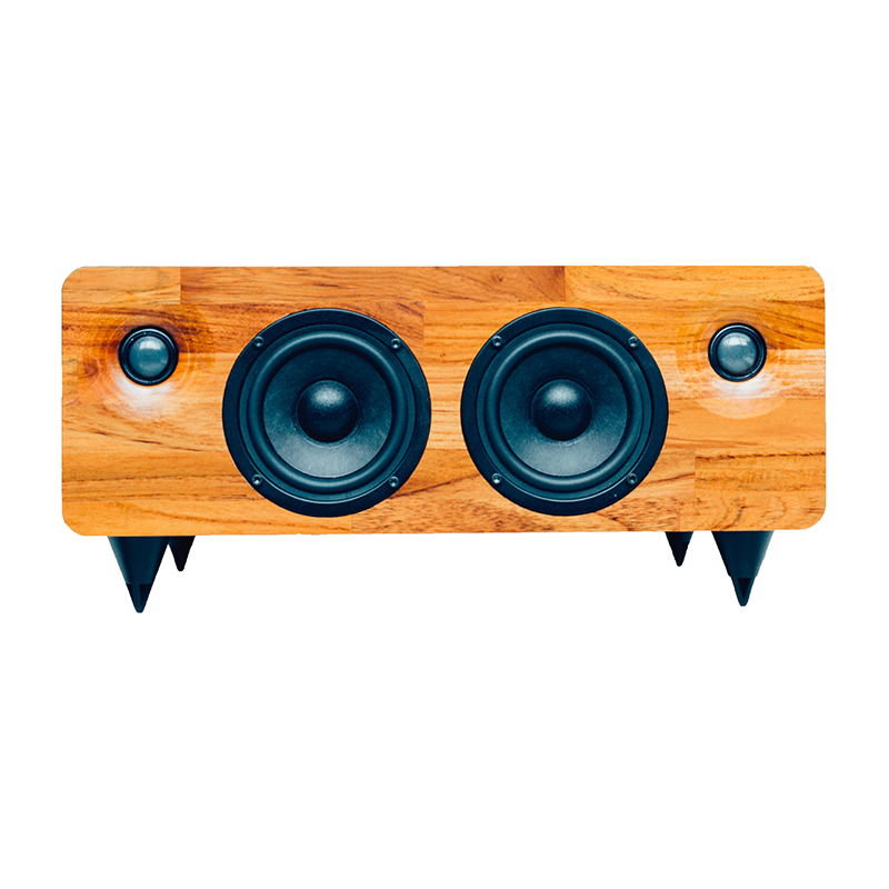 wooden loudspeaker