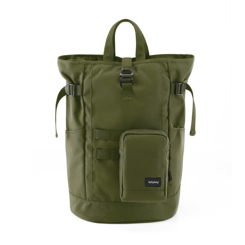 DAYPACK SERIES - Backpack + Shoulder pouch (Green)